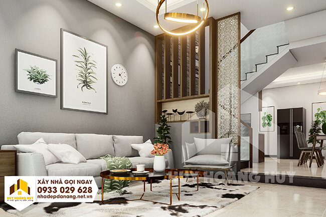 Thiết Kế Nhà Phố 2 Tầng Tại Quận Cẩm Lệ Đà Nẵng