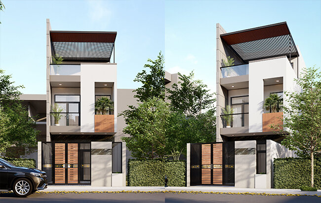 Mẫu Nhà Đẹp 3 Tầng Tại Đà Nẵng