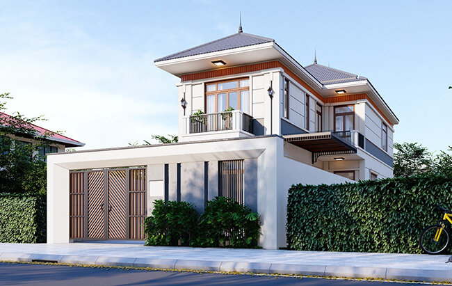 Thiết Kế Nhà Phố Mái Thái Tại Đà Nẵng